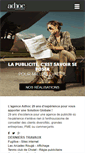 Mobile Screenshot of agenceadhoc.com